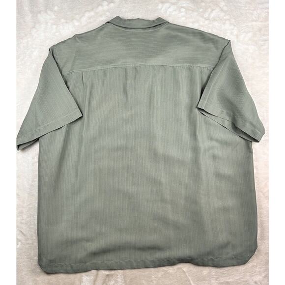Royal Robbins Shirt Mens 2XL XXL Green Short Sleeve Button Up Modal Blend Hiking - Picture 2 of 7